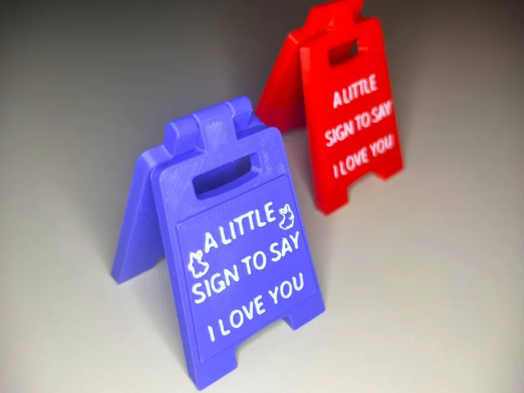 Easter Bunny A Little Sign To Say "I Love You" A Unique And Heartfelt Gift for Your Loved Ones, fits Perfectly on Any Desk or Shelf