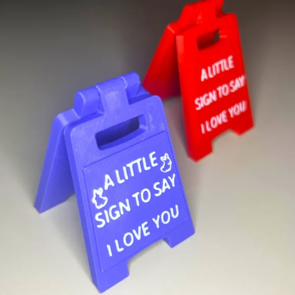 Easter Bunny A Little Sign To Say "I Love You" A Unique And Heartfelt Gift for Your Loved Ones, fits Perfectly on Any Desk or Shelf