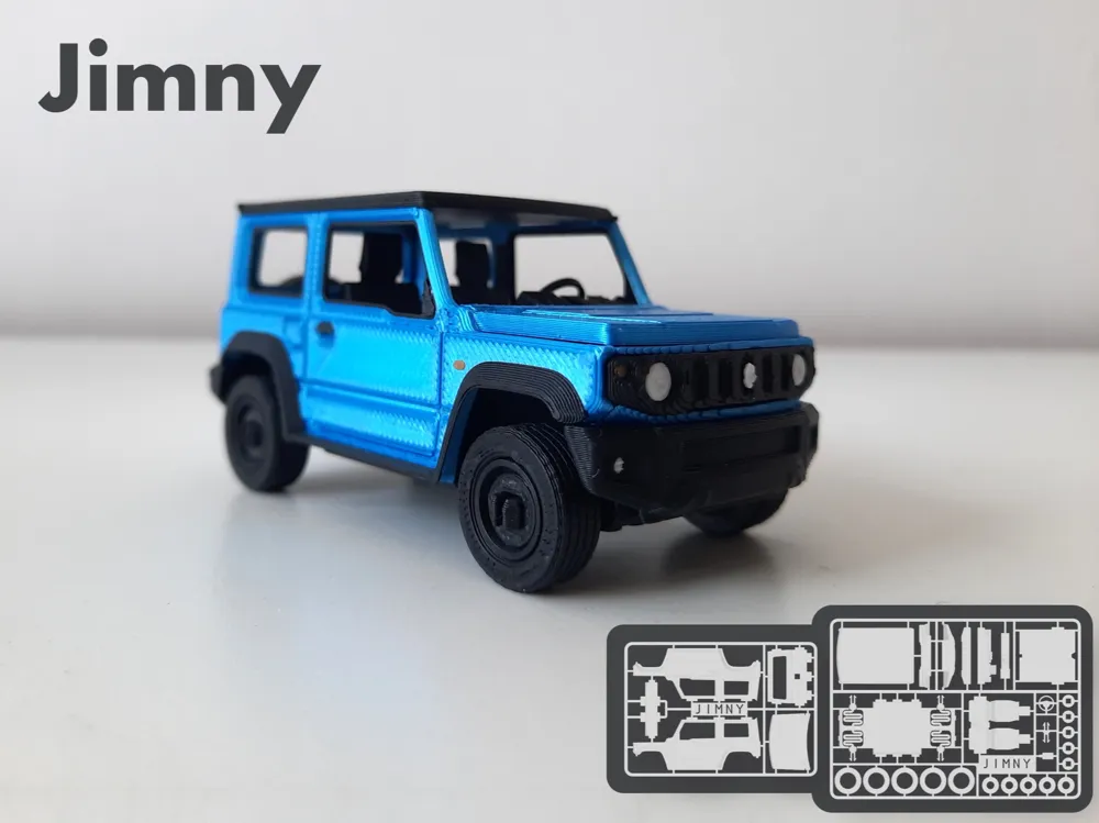 Suzuki Jimny - Kit Card for Kids & Perfect Gifts for Car Lovers