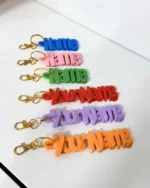 Custom Name Keyring, Bag Tag, Kids Name Tag, Keychain, Custom Gifts & Personalized Gifts