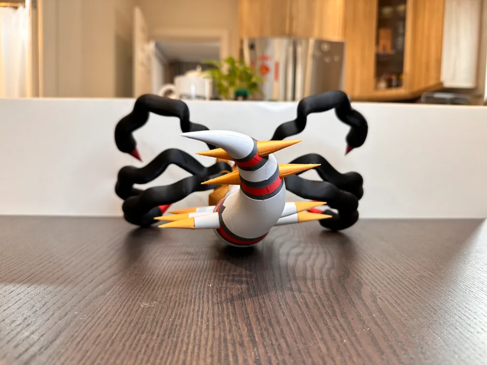 Giratina (Pokemon) Figure Fully Disassembled, Diorama Collectors Item, Perfect Gift for Kids & Home Decor Showpiece