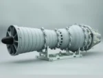3D Printable Turbojet Engine Model, Educational Tool for Kids