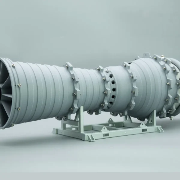 3D Printable Turbojet Engine Model, Educational Tool for Kids