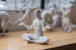 Meditating Figurine07, Meditation Art Decor, Zen Spiritual Home & Desk Decor Accessories, Gift for Yoga Lover’s