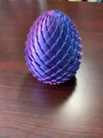 Threaded Seamless Dragon Scale Egg Container for Home & Office Decor, Kids Gifts Toys