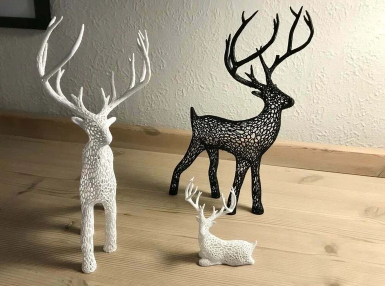 Cute Deer Statue, Elk Figurines High-End Tabletop Ornaments for Modern Living Room & Home Decor