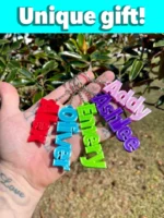 Customized Name Keychain keyring Personalized Gifts for Children, Customized Keyring for Bags & Keys, Perfect Gift for Friends and Family