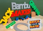 Brick Your Name! Brick Nameplates- Customize on Zatomic, Ideal for Decorating Your Room or Wall
