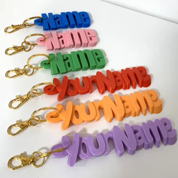 Custom Name Keyring, Bag Tag, Kids Name Tag, Keychain, Custom Gifts & Personalized Gifts