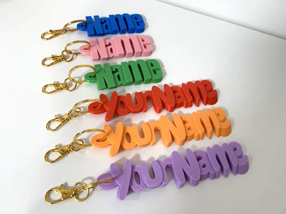 Custom Name Keyring, Bag Tag, Kids Name Tag, Keychain, Custom Gifts & Personalized Gifts