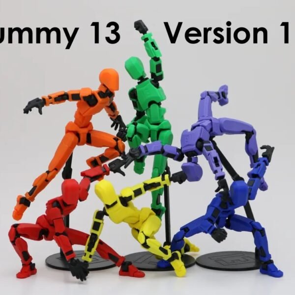 Dummy 13 Articulated Action Figure Toy, Artist Dummy Mannequin, Stop Motion Puppet, Fidget Toy, Stress Relief, Gifts for Kids