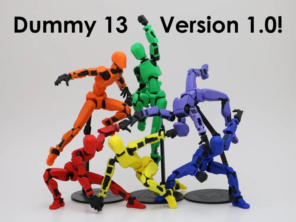 Dummy 13 Articulated Action Figure Toy, Artist Dummy Mannequin, Stop Motion Puppet, Fidget Toy, Stress Relief, Gifts for Kids