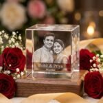 3D Engraved 5×5×5 Diamond Crystal with custom photo