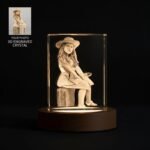 3D Engraved Crystal Keepsake made from K9 optical-grade crystal