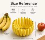 Banana Bowl Fruit and Vegetable Storage Container as a countertop organizer