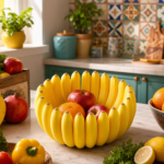 Banana Bowl Fruit and Vegetable Storage Container holding bananas