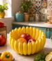 Banana Bowl Fruit and Vegetable Storage Container holding bananas