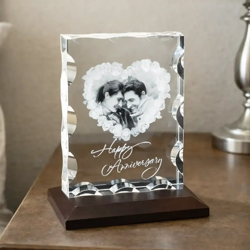 Exquisite Personalized 3D Crystals for Anniversary Gifts