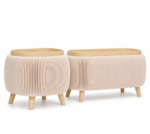 Modern Herb Planter Set with Drainage & Legs for kitchen herbs