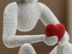 NOBody Love's Embrace Minimalist Sculpture abstract figure