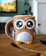 Owl Ice Cream Pint Holder with Spoon Slots