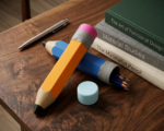 Pencil Case Multipurpose Pencil Box open for stationery storage