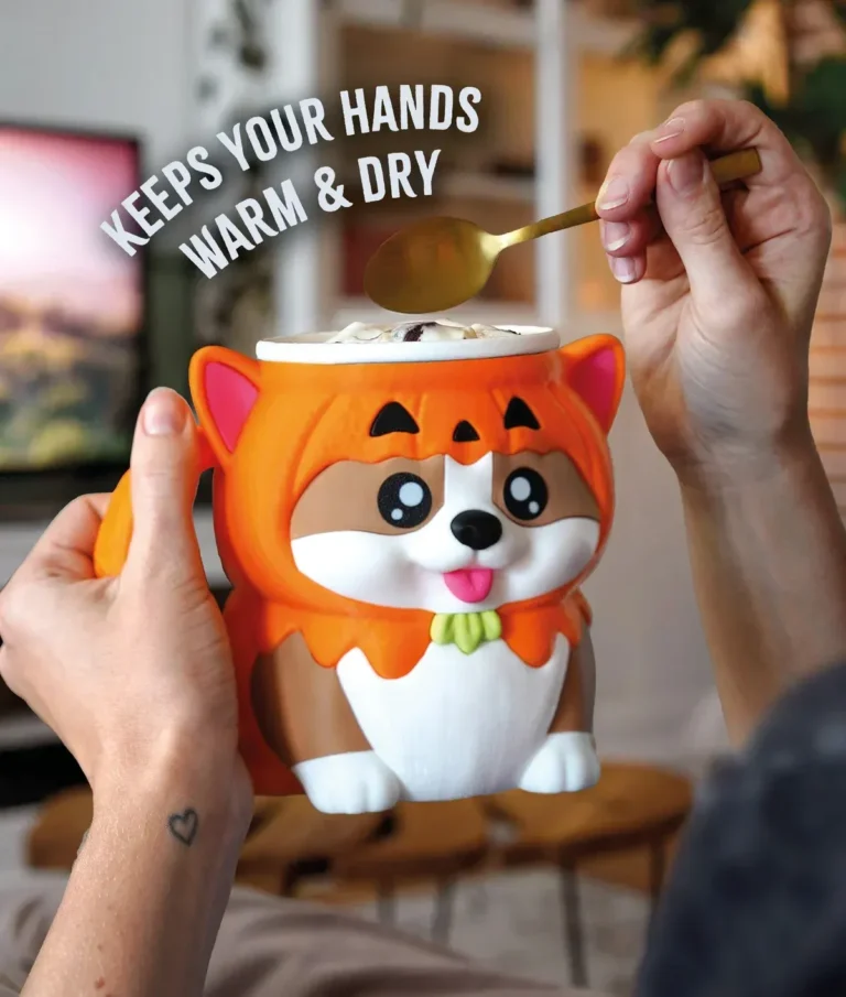 Corgi Ice Cream Pint Holder for movie night desserts