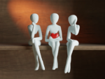 Nobody Shelf Sitters displayed as shelf decor