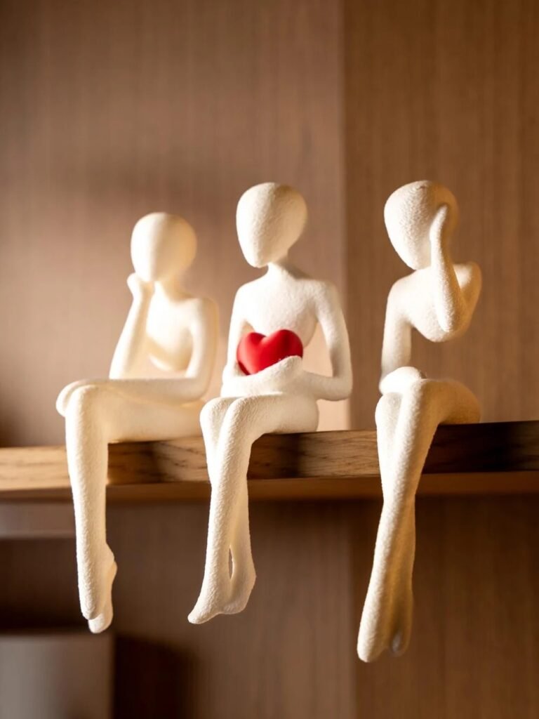 Nobody Shelf Sitters minimalist decorative figures